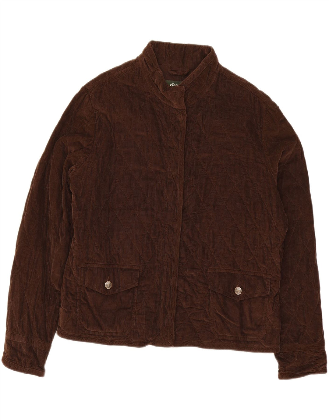 EDDIE BAUER Womens Corduroy Jacket UK 18 XL Brown Cotton Vintage Eddie Bauer and Second-Hand Eddie Bauer from Messina Hembry 