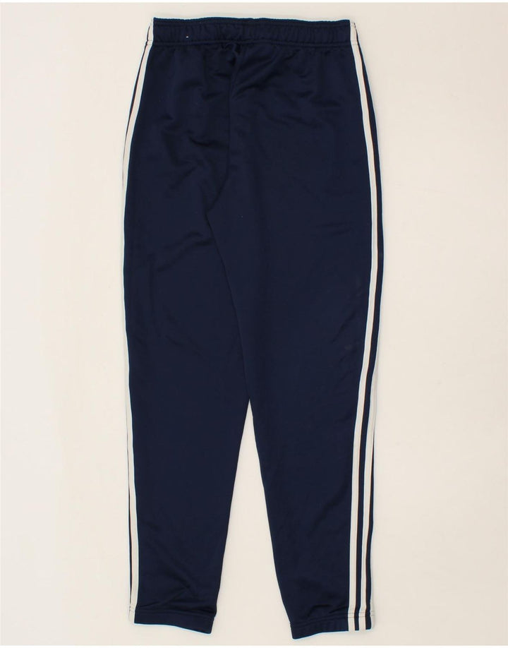 ADIDAS Boys Tracksuit Trousers 13-14 Years  Navy Blue Polyester Vintage Adidas and Second-Hand Adidas from Messina Hembry 