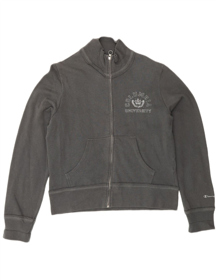 Champion Womens Columbia University træningsdragt Topjakke UK 16 Large Grå