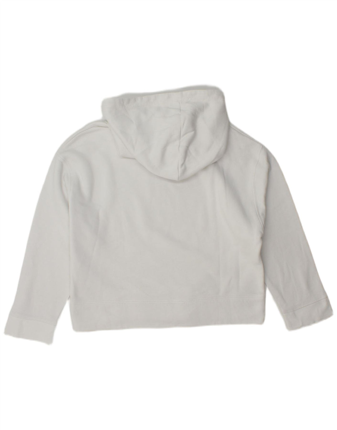 Zara Dame Oversized Hoodie Jumper UK 14 Medium White