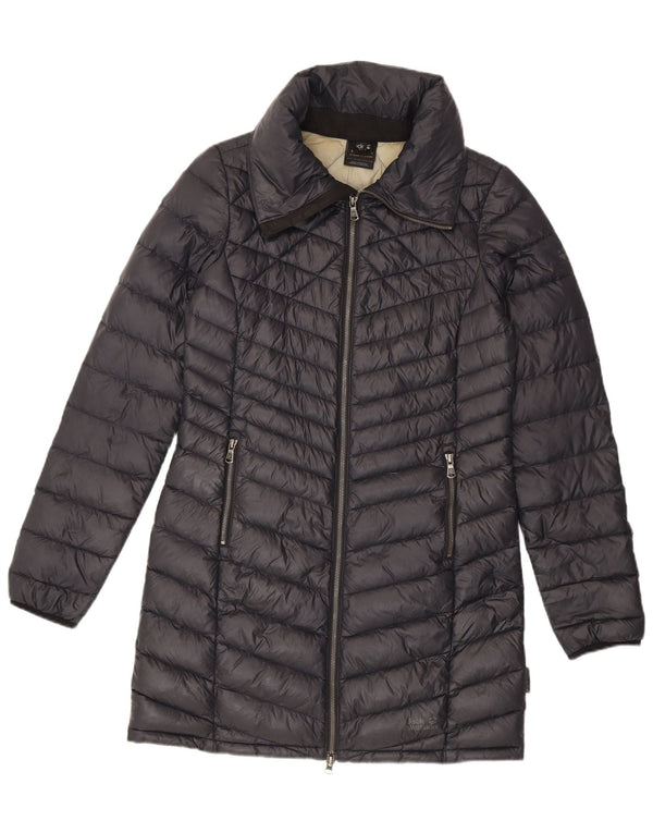 Jack Wolfskin Dame Polstret Frakke UK 8/10 Small Grey Polyamide