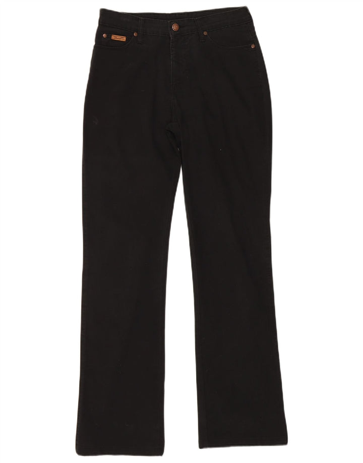 WRANGLER Dame Bootcut Jeans W28 L30 Sort Bomuld