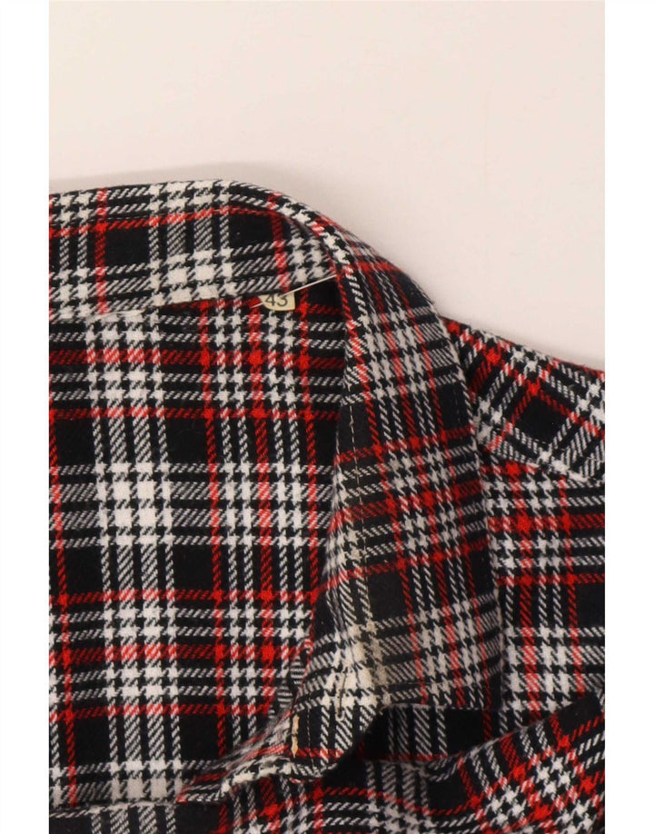 Vintage herre flannelskjorte str. 43 Stor flerfarvet tern