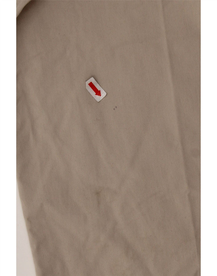 Marks & Spencer Straight Chino-bukser til mænd W36 L33 Beige Bomuld