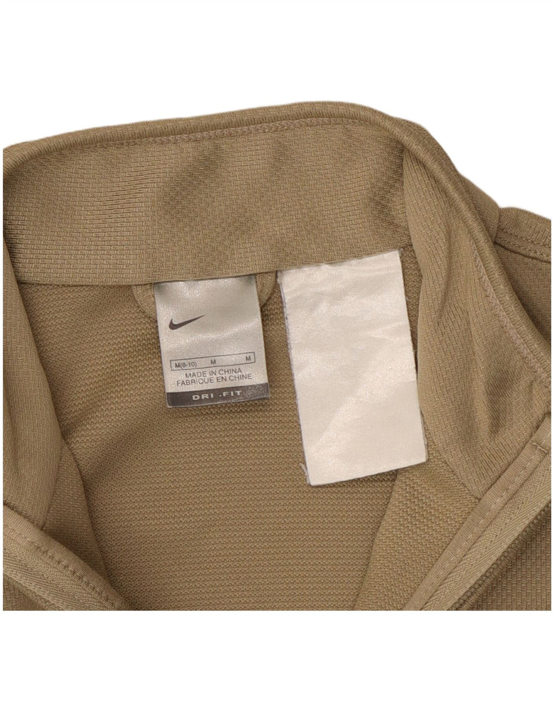 Nike Dame Dri Fit Træningsdragt Topjakke US 8/10 Medium Beige