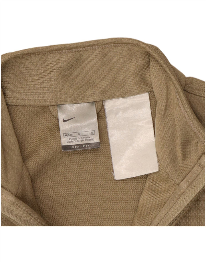 Nike Dame Dri Fit Træningsdragt Topjakke US 8/10 Medium Beige