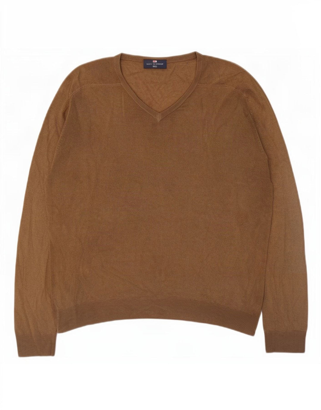 Marks & Spencer Herre Blue Harbor V-hals sweater Medium Beige
