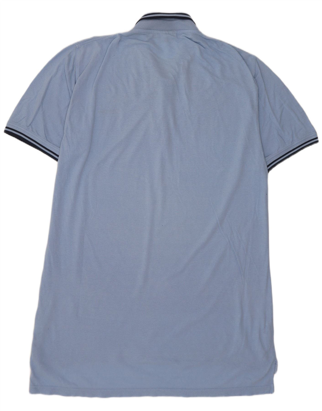 REEBOK Herre poloshirt Stor blå bomuld