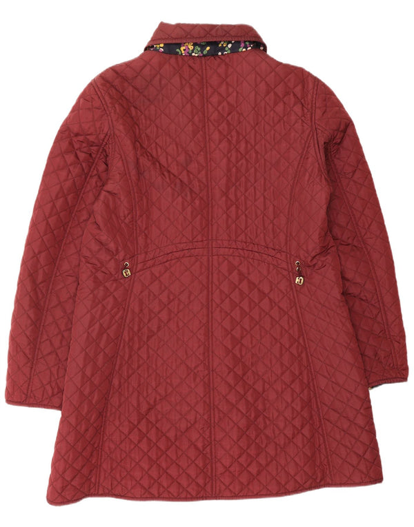 Hobbs Quiltet jakke til kvinder UK 14 Medium Maroon Polyamid