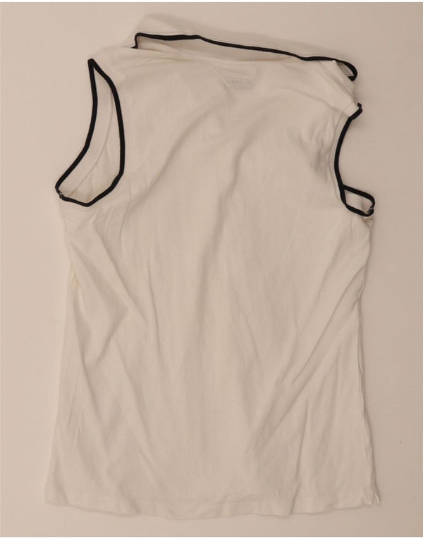Lotto Dame Ærmeløs Polo Shirt UK 18 XL Hvid