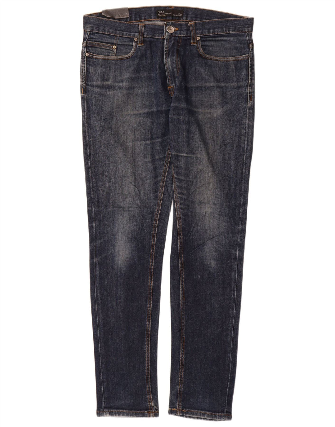 Zara Herre Slim Jeans EU 42 Large W32 L32 Blå