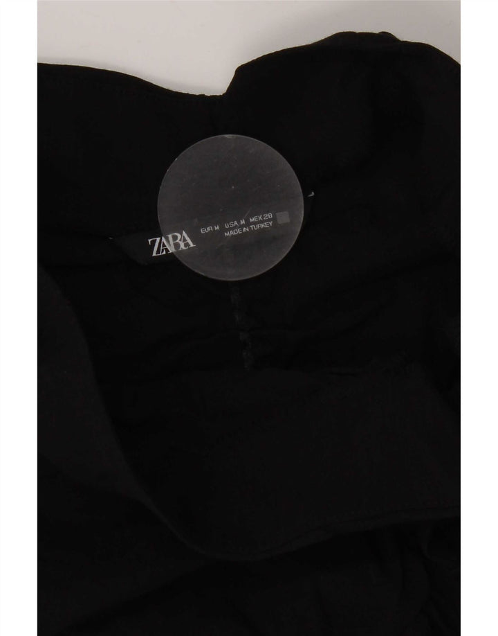 Zara Dame Oversized Stropløs Kjole UK 14 Medium Sort