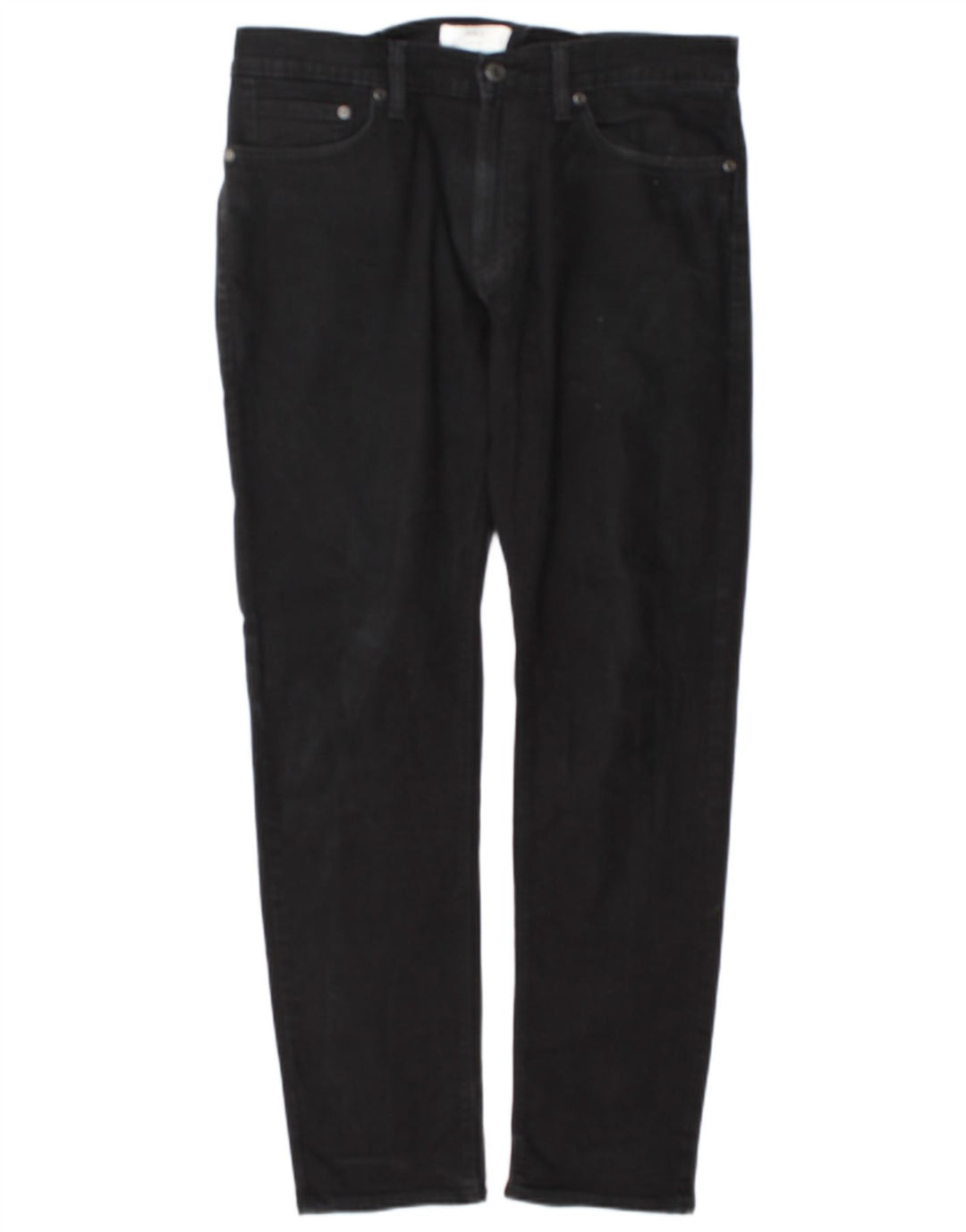 Marks & Spencer Herre Slim Jeans W34 L31 Sort Bomuld