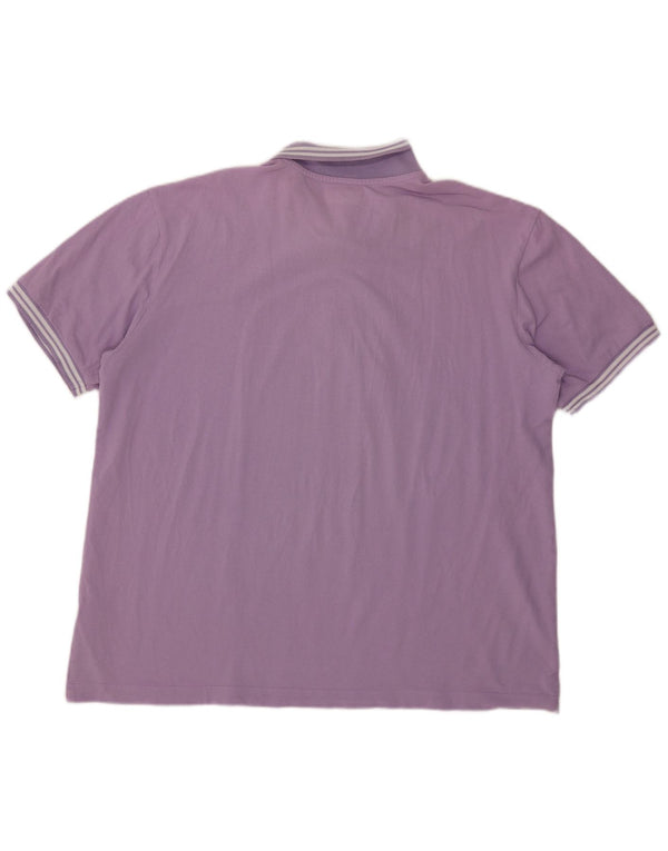 Kappa herre poloshirt 2XL lilla bomuld