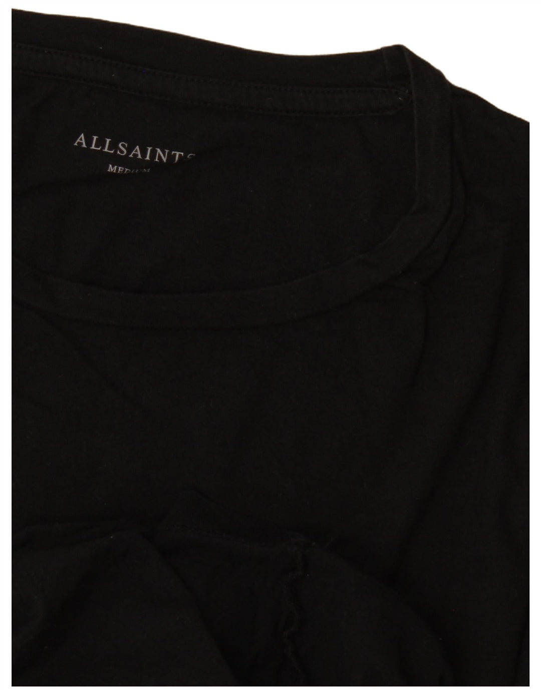All Saints Herre T-Shirt Top Medium Sort