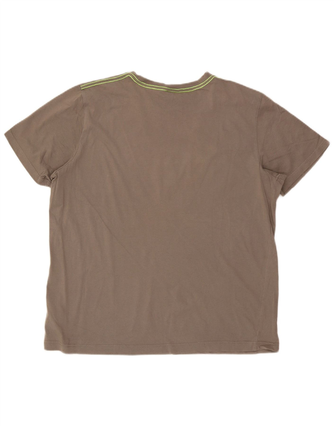 Puma Herre Grafisk T-Shirt Top XL Grå Bomuld