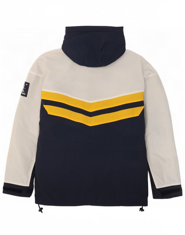 Helly Hansen Herre Windbreaker Jacket UK 38 Medium Navy Blue Colourblock
