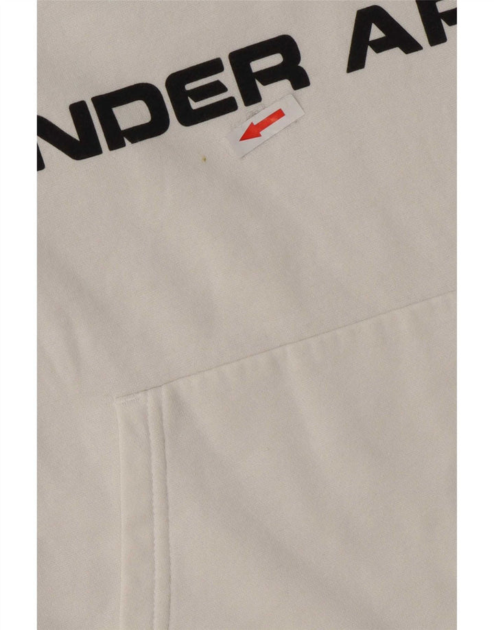 Under Armour Herre grafisk hættetrøje Jumper Medium hvid bomuld