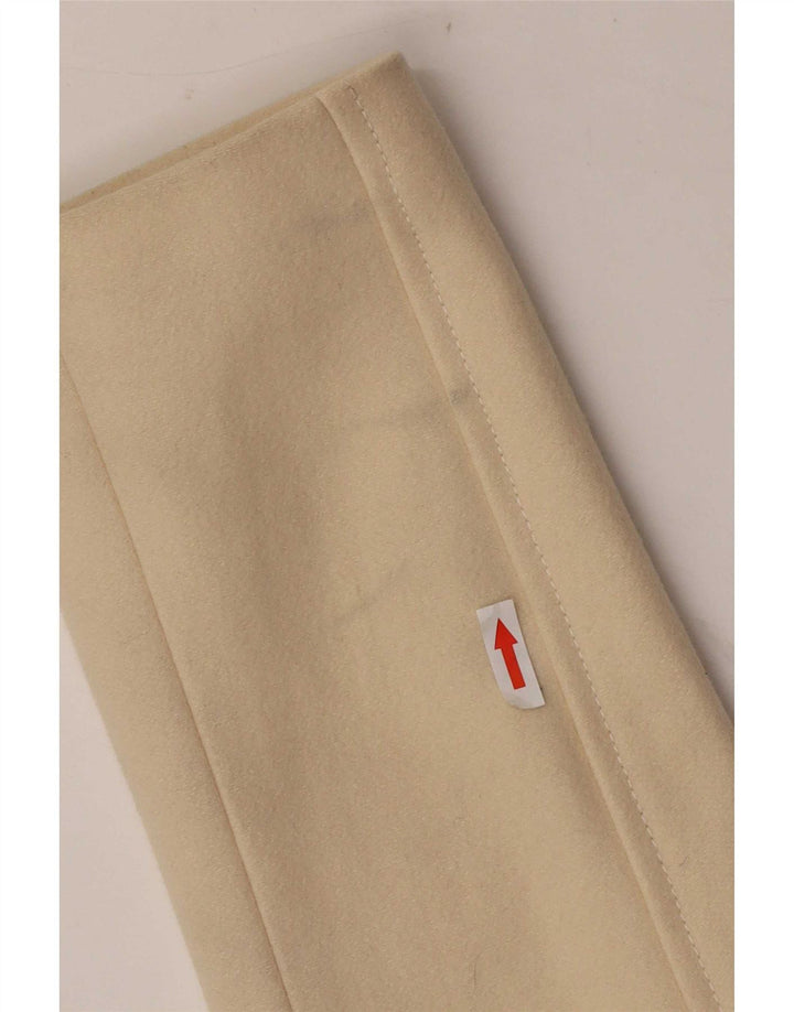 Benetton Dame Overfrakke IT 44 Medium Off White Uld