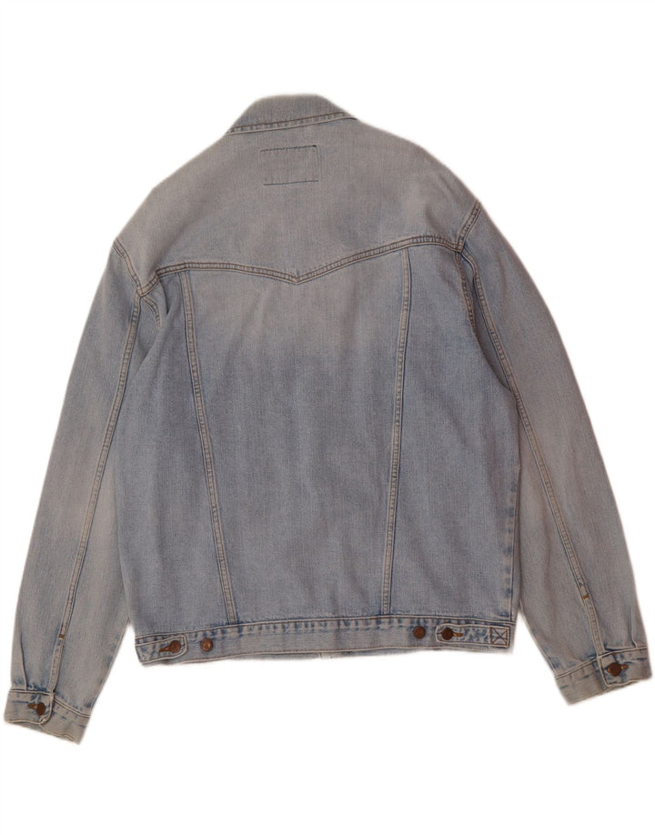WRANGLER Mens Denim Jacket UK 44 2XL Blue Cotton Vintage Wrangler and Second-Hand Wrangler from Messina Hembry 