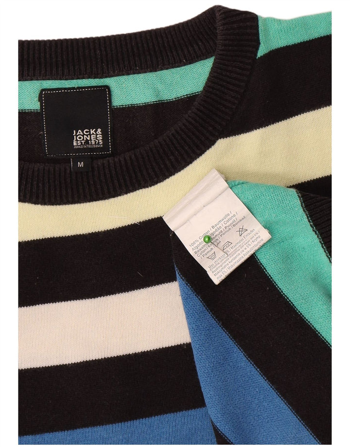 Jack & Jones Herre Crew Neck Jumper Sweater Medium Flerfarvet Stribet