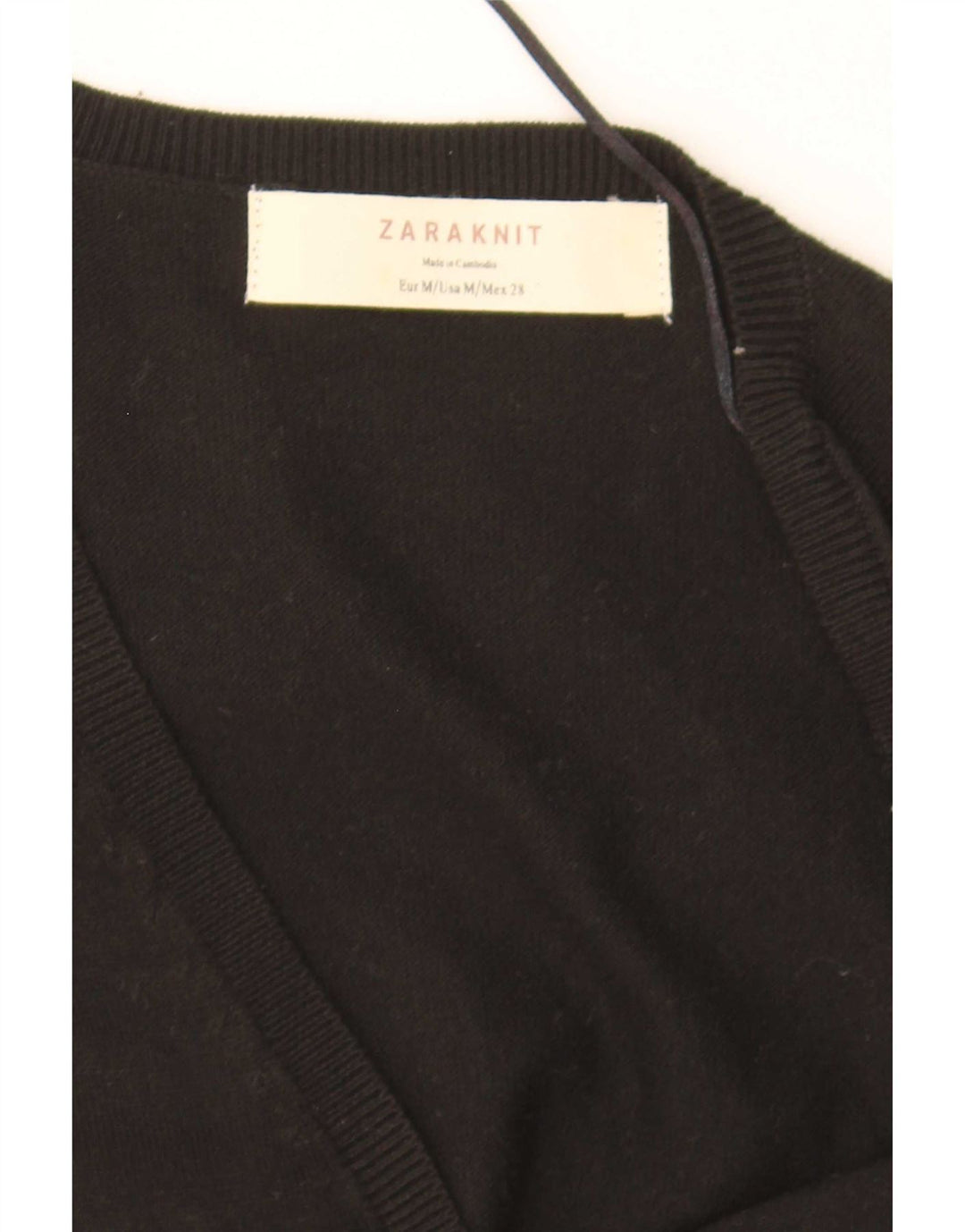 Zara Dame Cardigan Sweater UK 12 Medium Sort