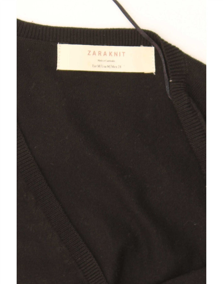 Zara Dame Cardigan Sweater UK 12 Medium Sort