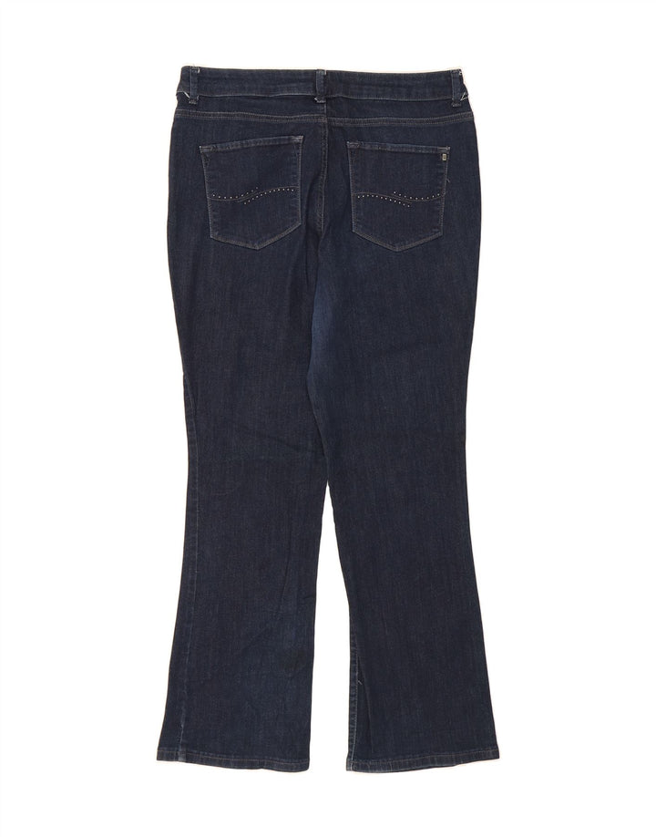 LEE Womens High Rise Bootcut Jeans US 16 2XL W34 L31 Navy Blue Vintage Lee and Second-Hand Lee from Messina Hembry 
