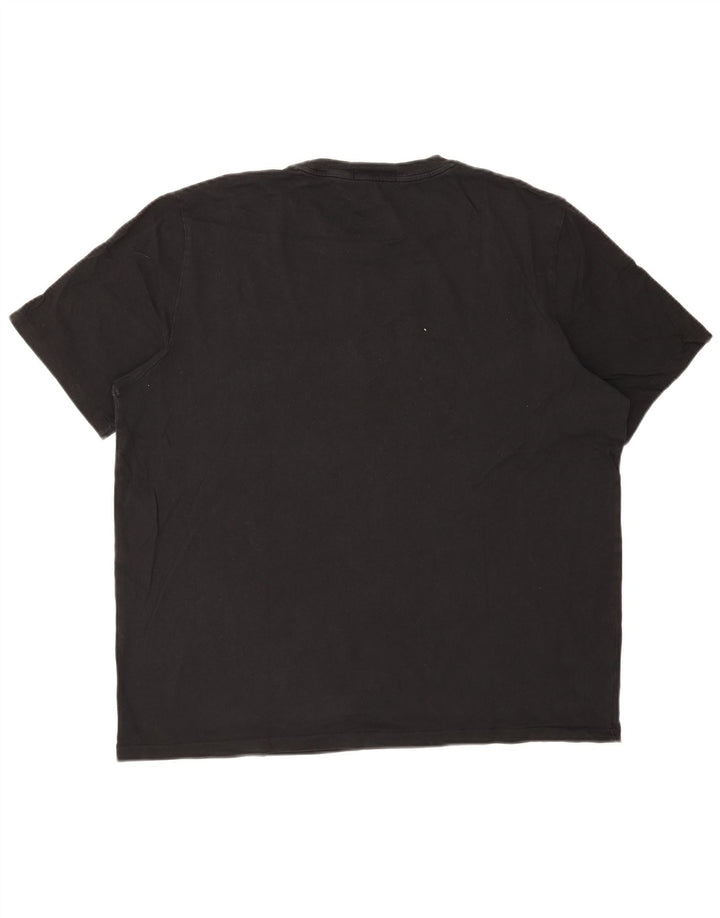 FRED PERRY Herre grafisk T-shirt top 2XL sort bomuld