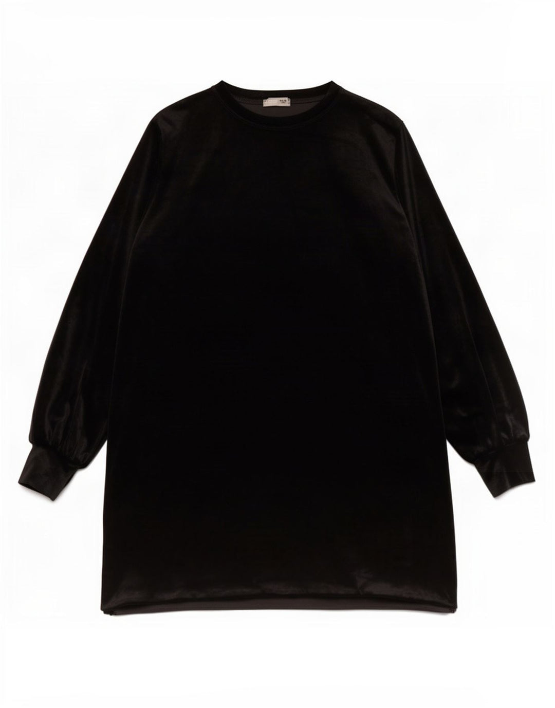 Zara Dame Langærmet Skift Kjole UK 16 Stor Sort Polyester