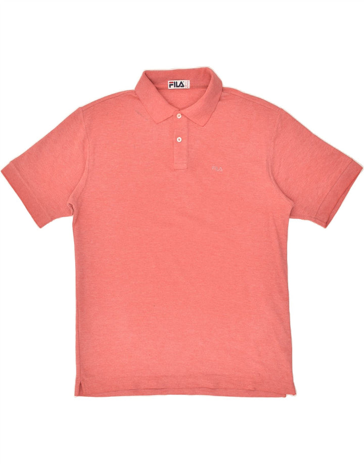 FILA Mens Polo Shirt IT 52 Large  Red Cotton | Vintage Fila | Thrift | Second-Hand Fila | Used Clothing | Messina Hembry 