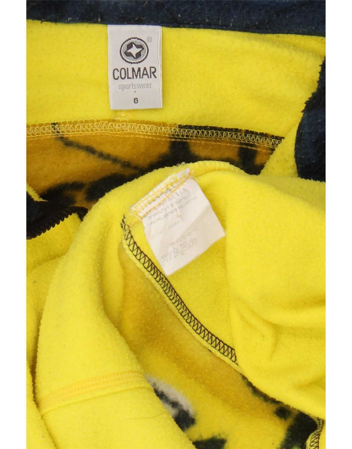 Colmar Fleece Jumper med lynlås til mænd 2XL Gul Colourblock Polyester