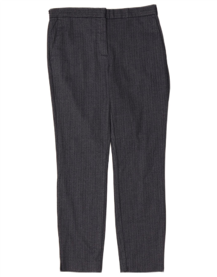 Zara Dame Slim Suit Bukser Medium W28 L27 Marineblå sildeben
