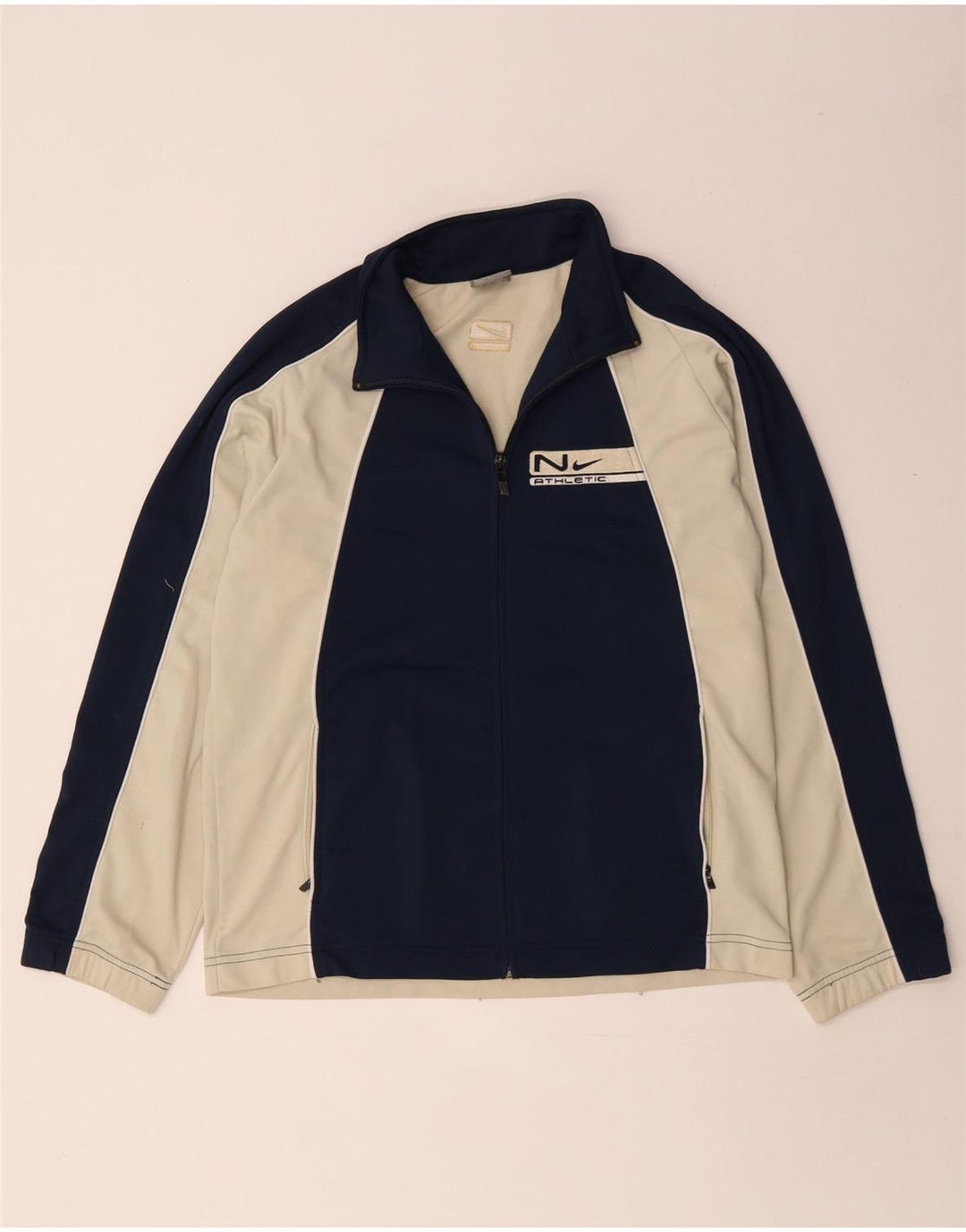 Nike Drenge Træningsdragt Topjakke 12-13 år Stor Beige Colourblock