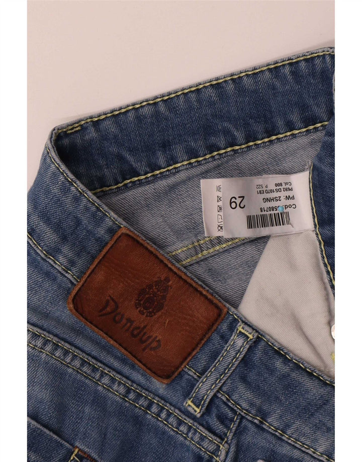 Dondup Dame Slim Jeans W29 L29 Blå Bomuld