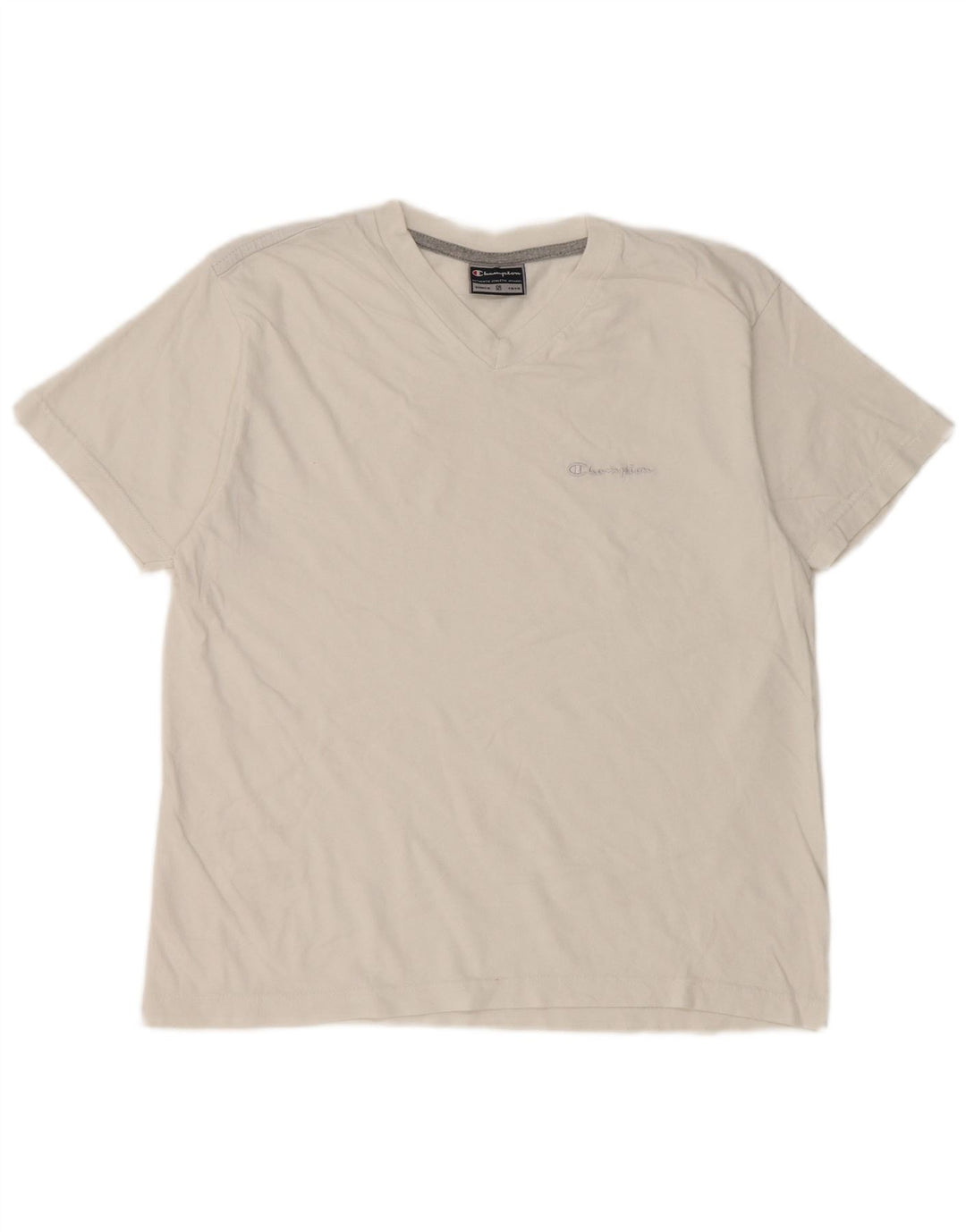 Champion Herre T-Shirt Top Lille Hvid