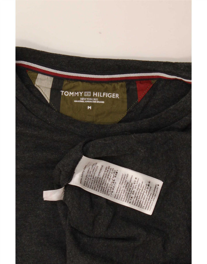 Tommy Hilfiger Herre Top Langærmet Mellemgrå Bomuld