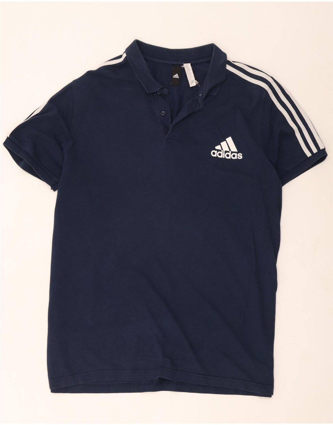 Adidas Poloskjorte til mænd Stor marineblå bomuld
