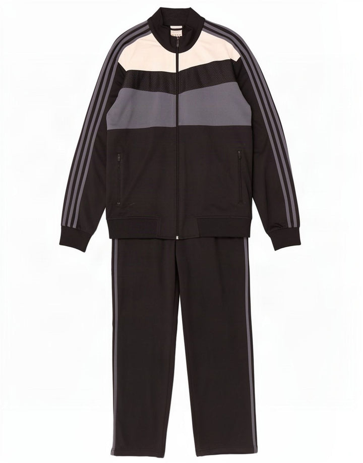 Adidas Graphic Full træningsdragt til mænd Stor sort Colourblock Polyester