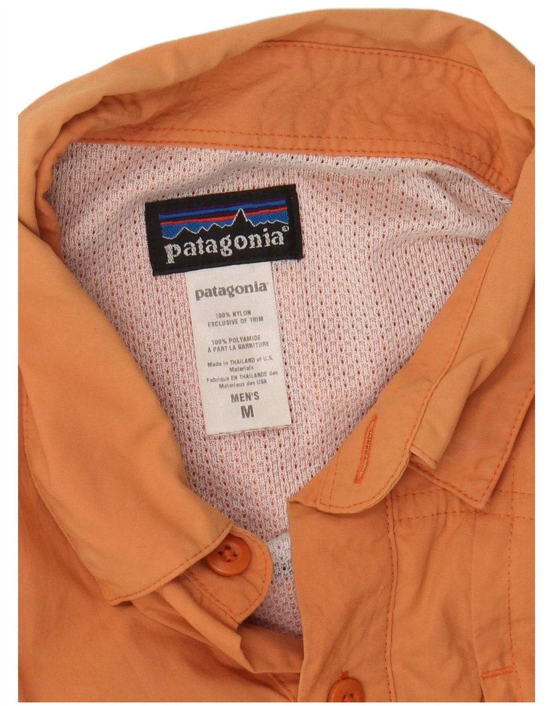 Patagonia Herreskjorte Medium Orange Nylon