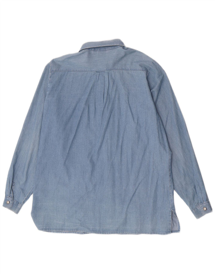 Hammerschmid Dameskjorte EU 40 Medium Blue Floral Bomuld