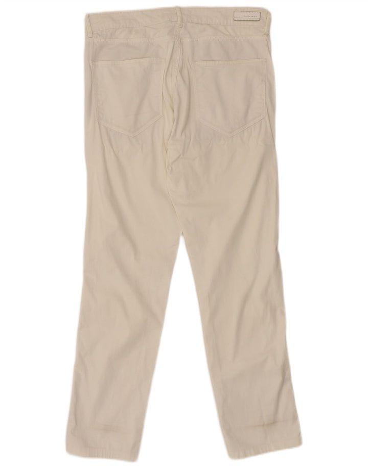Zara Herre Slim Casual Bukser EU 40 Medium W31 L29 Hvid