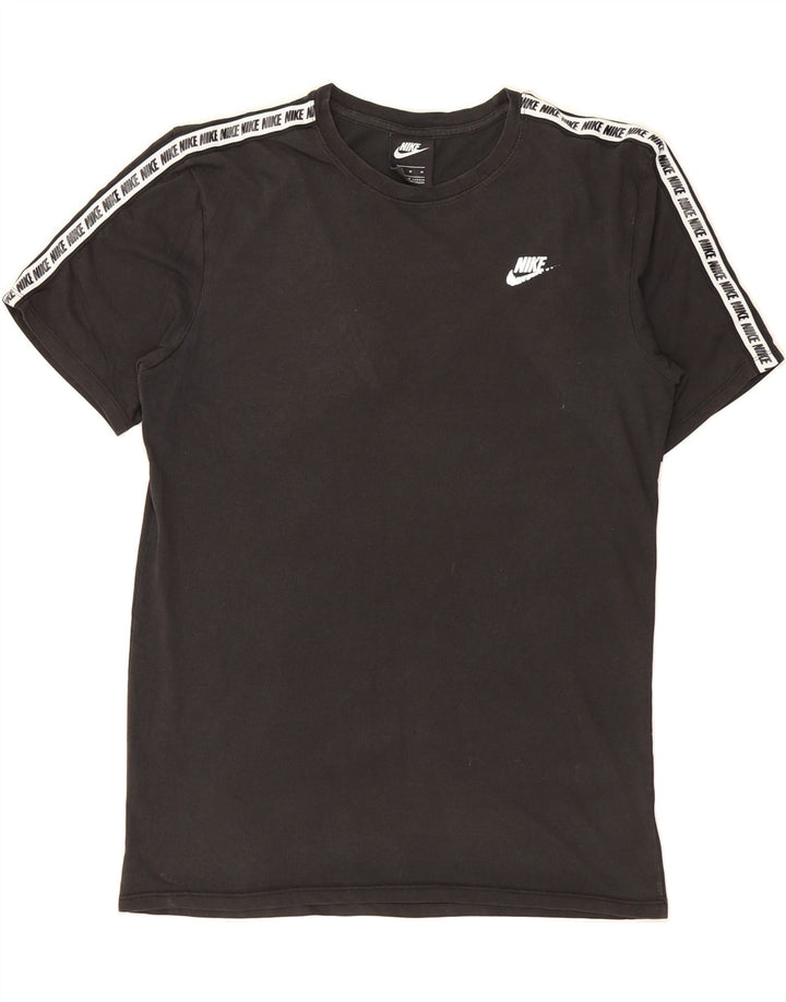NIKE Mens Graphic T-Shirt Top Medium Black Vintage Nike and Second-Hand Nike from Messina Hembry 