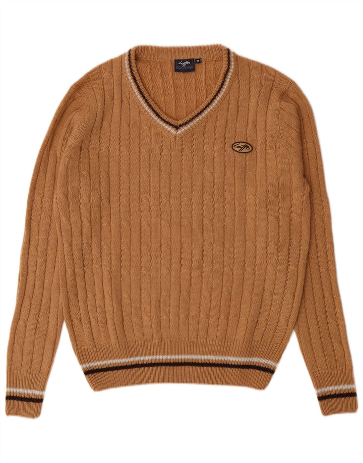 Lotto Herre V-hals sweater Medium Brun Akryl