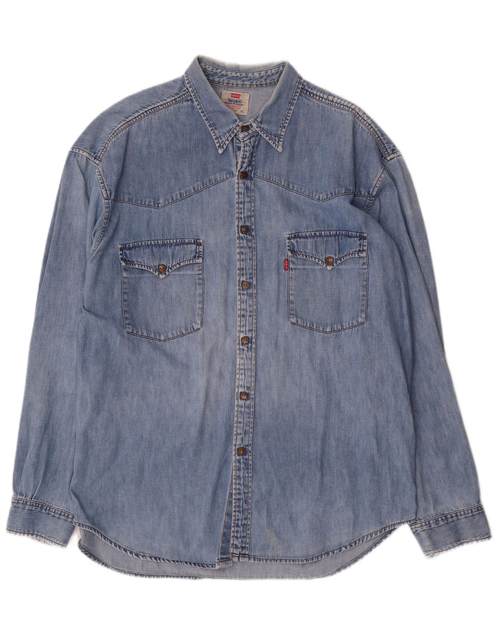 Levi's Herre Denim Shirt XL Blå Bomuld