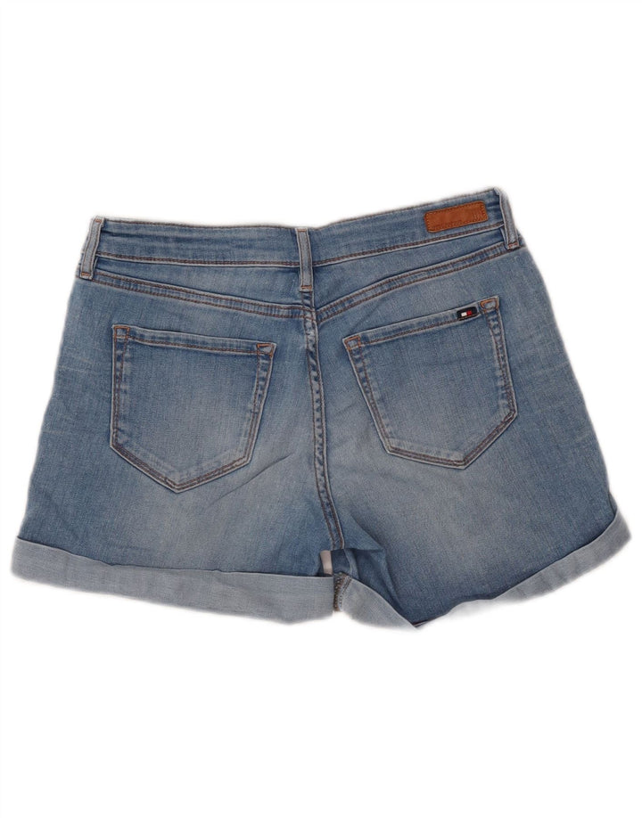 Tommy Hilfiger denimshorts til kvinder W28 Mellemblå bomuld