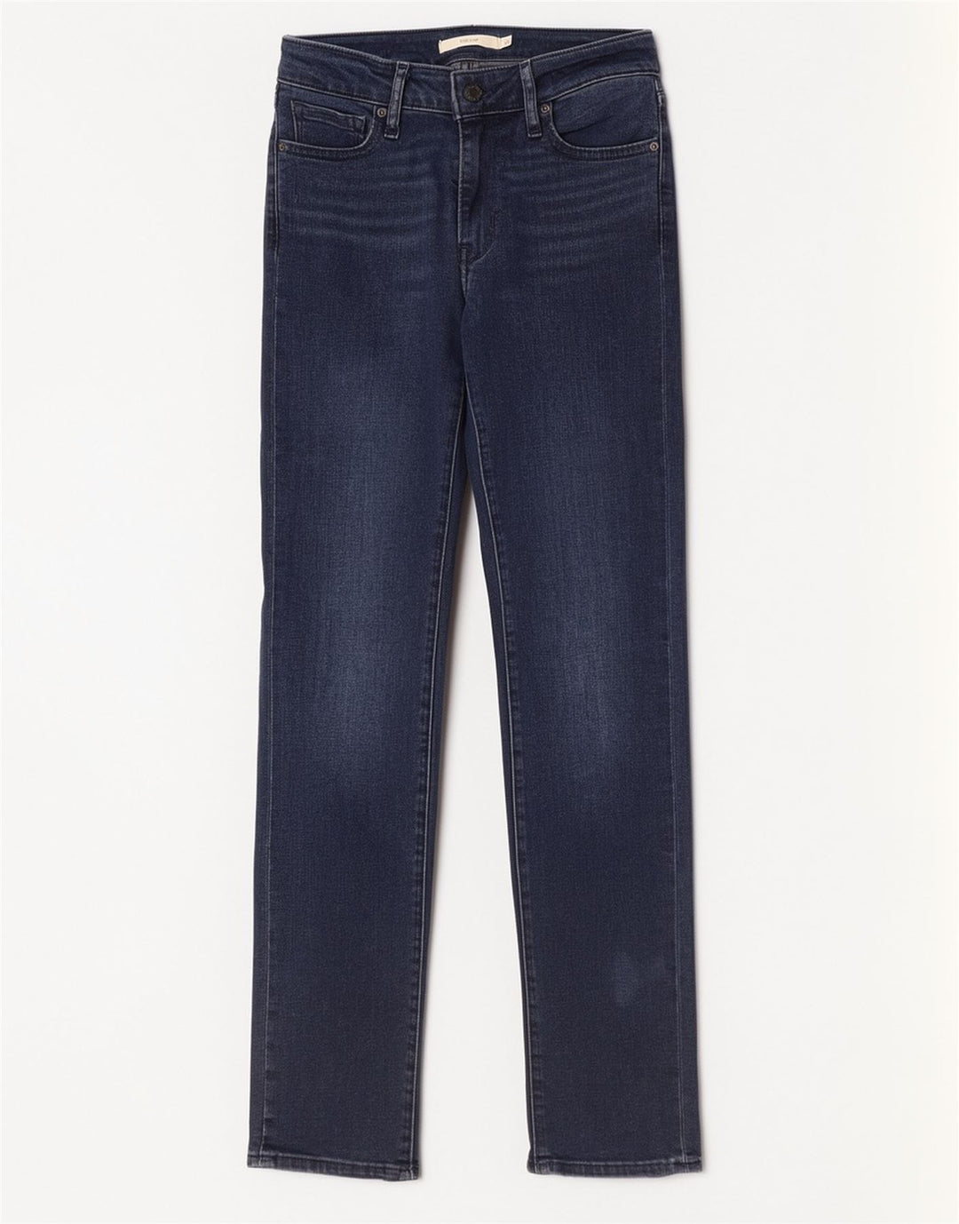 Levi's Dame 712 Slim Jeans W26 L30 Marineblå Bomuld
