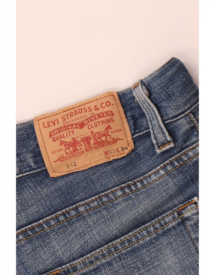 Levi's Herre 512 Bootcut Jeans W33 L31 Blå Bomuld