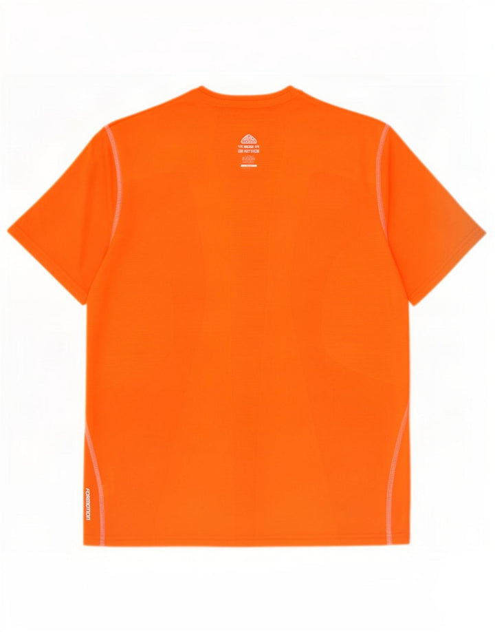 Adidas Herre Climacool T-Shirt Top Medium Orange Polyester