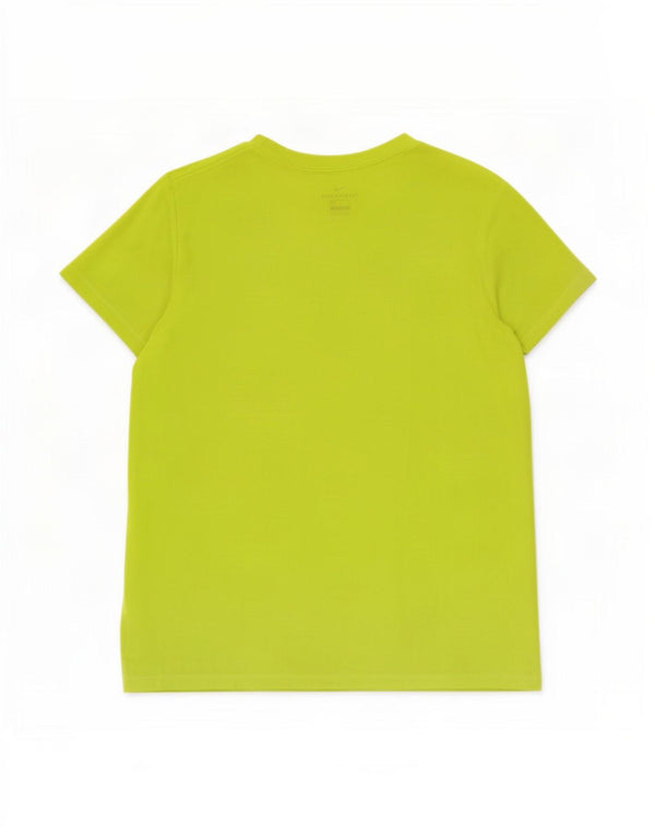 Nike Dame Dri Fit T-Shirt Top UK 16 Stor Grøn Polyester